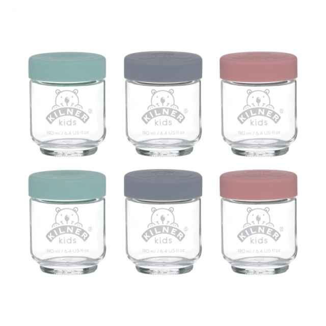 Boîtes alimentaires pour bébé, 6 x 190 ml - Kilner