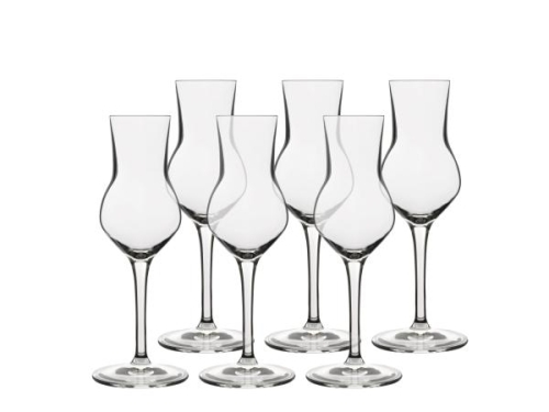 Verres à grappa, Atelier, 8 cl, paquet de 6 - Luigi Bormioli