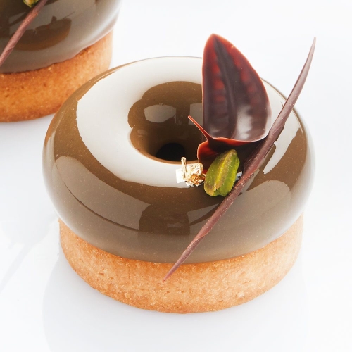 Moule en silicone, Noir, Donut - Martellato