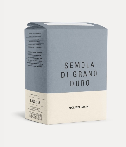 Farine, Semola di Grano Duro, 1kg - Molino Pasini